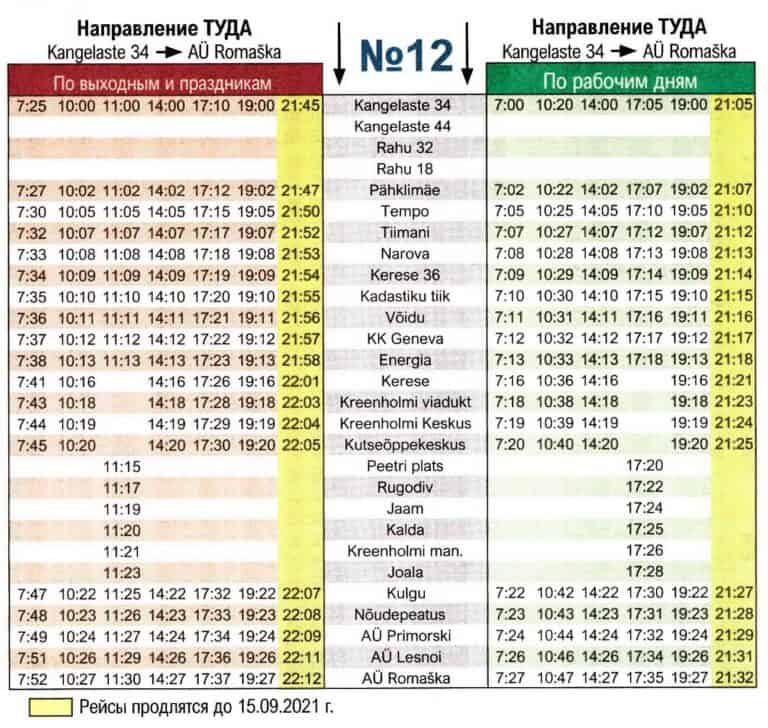 Маршрут автобуса 9 калининград с остановками на карте